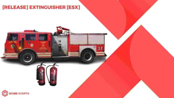 ESX Extinguisher: Open source, ESX support, realistic fire extinguishing, configurable settings, optimized performance, anti-cheat measures,